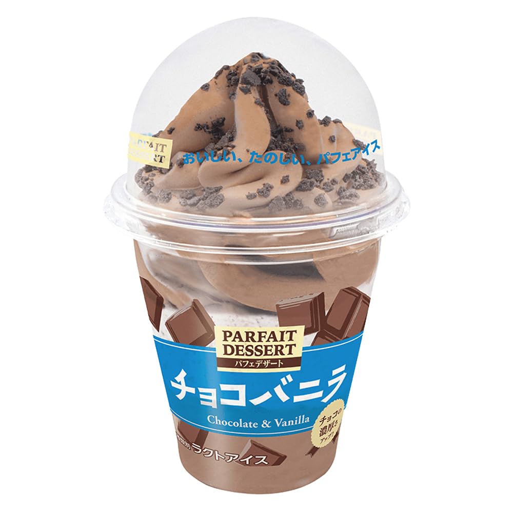 Amazon.co.jp: [アイス]赤城乳業 パフェデザート チョコバニラ 300ml×6
